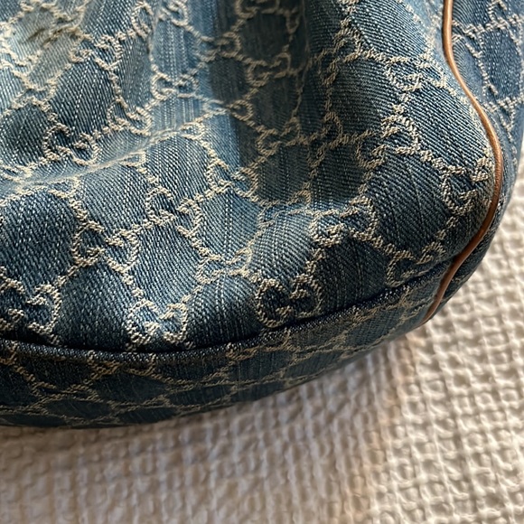 Denim Gucci Sukey bag - Picture 2 of 15
